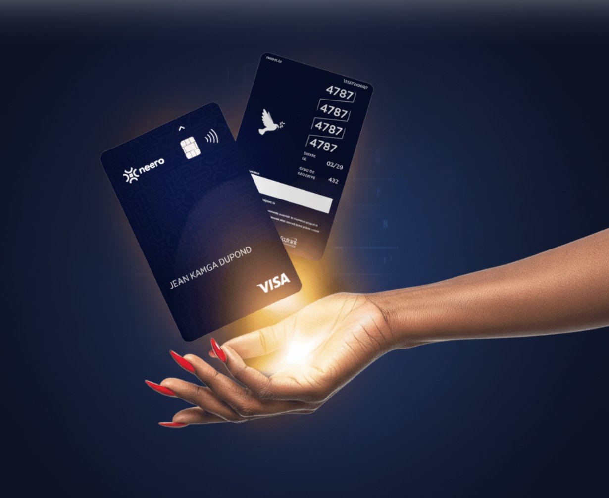 Carte Visa physique Neero — Jean Kamga Dupond